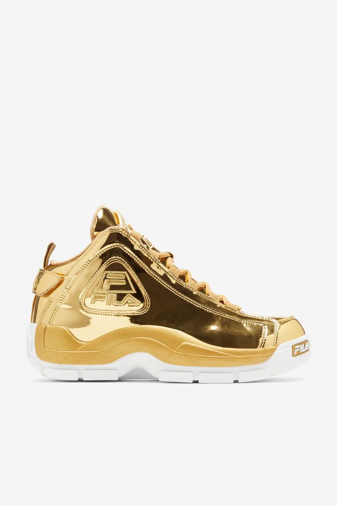 Fila Miesten Tennarit Grant Hill 2 Metallic Kultaiset - DHAU-21036